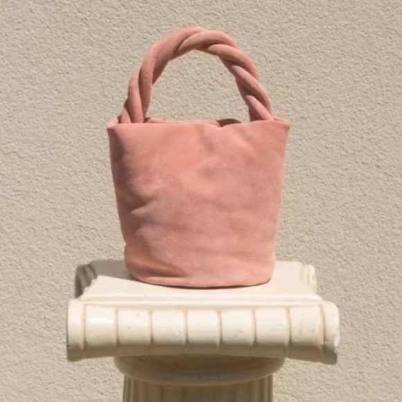 Yvonne Kone Johanna Mini Bucket in Suede Confetto - Picture 1 of 6